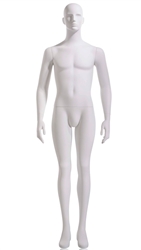 White Male Mannequin - Arms at Sides from www.zingdisplay.com