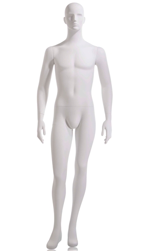 White Male Mannequin - Right Leg Out from www.zingdisplay.com