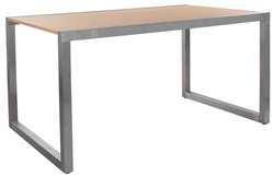 Satin Chrome Display Table