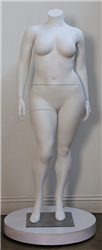 High End Plus Size Headless Female Mannequin - 6 Colors