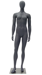 Athletic Gray Egghead Female Mannequin