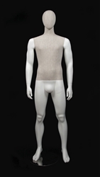 Linen Mixed Fabric Male Mannequin Standing