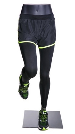 Female Runner Mannequin Legs Pant Form Matte Grey