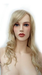 Long Curly Light Blonde Mannequins wig