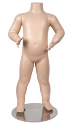 Fleshtone Headless Unisex Toddler Mannequin from www.zingdisplay.com