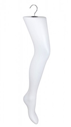 Matte White Hanging Female Leg Form