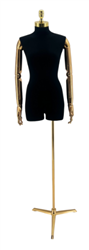 Female Body From - Gold Adjustable Arms