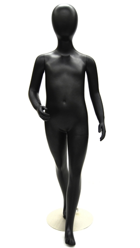 5 Year Old Child Mannequin in Black from Zing Display