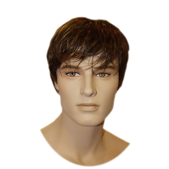 Medium Brown Male Wig from www.zingdisplay.com