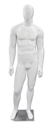 Kirby Egghead Male Mannequin Glossy White