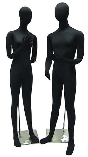 Economical Flexible Mannequin Couple in Black