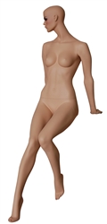 Female Mannequin with Realistic Makeup and her Hand on her Hip