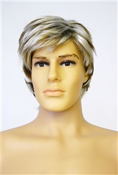 Male Mannequin Wig Short Dirty Blond Hair