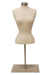 Female Upper Torso Dress Form with base - Size Small