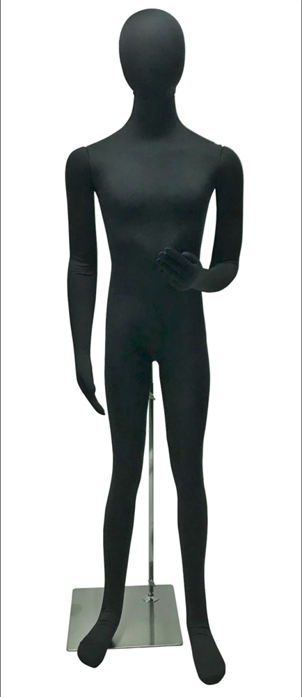 Male Realistic Fleshtone Full Body Mannequin with Flexible Elbows and Wig