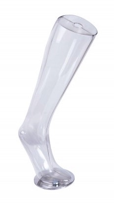 Clear Female Foot and Display 19 inches