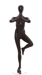 Yoga Mannequin Female in Tree Pose