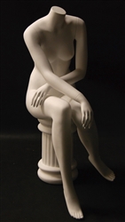 Seated Headless Female Mannequin from www.zingdisplay.com