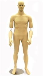 Male Mannequin with Flexible Elbows - Fleshtone