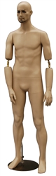 Male Mannequin with Flexible Elbows
