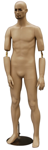 Male Mannequin with Flexible Elbows