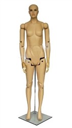 Lynda Fully Posable Female Mannequin in Fiberglass