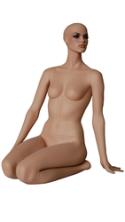 Wanda Kneeling Female Fleshtone Mannequin