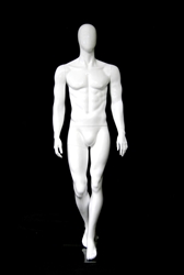 Egghead Muscular Male Mannequin Matte White