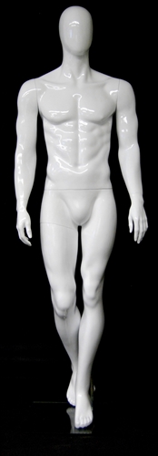 Egghead Muscular Male Mannequin Glossy White