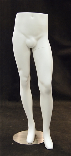 Male Standing Pant Display Form White