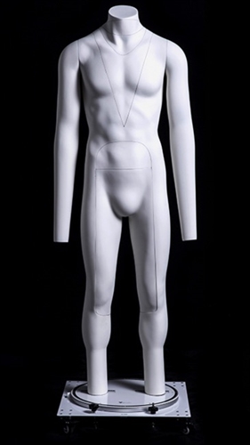 The Ghost - INVISIBLE White Headless Male Mannequin from www.zingdisplay.com