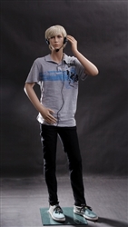 Male Teenage Mannequin with Realistic Facial Features