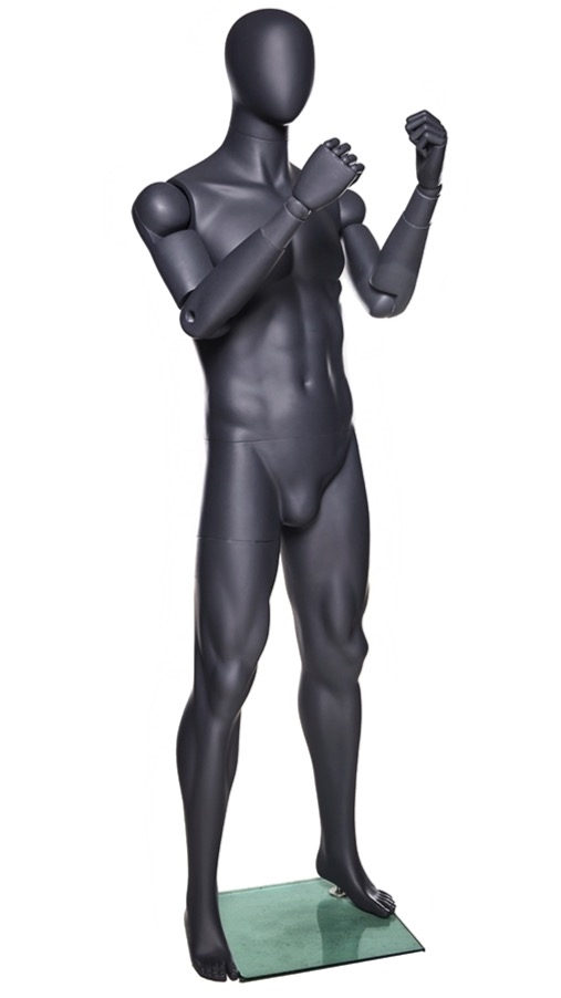 Black Full Body Male Mannequin