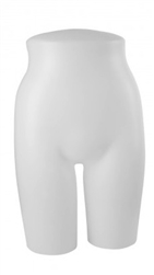 Matte White Plastic Female Bottom Display Form