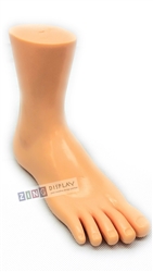 Realistic Female Right Foot Display with Toes