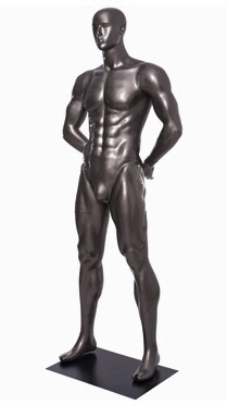 Mannequin football mannequin, man, dark grey