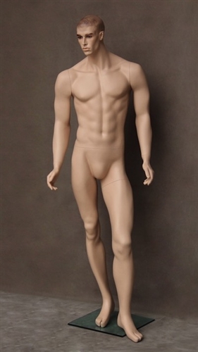 Photo: Male Mannequin Form | Tan Male Realistic Mannequin (Full)