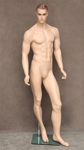 Photo: Male Mannequin Form | Tan Male Realistic Mannequin (Full)