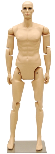 Fiberglass Posable Male Mannequin