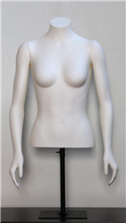 Long Female Torso Form with Straight Arms
