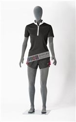 Egghead Posable Female Mannequin in Gray