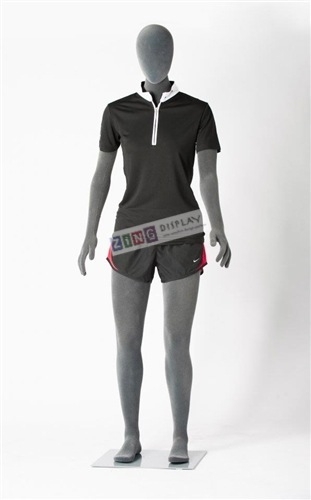 Egghead Posable Female Mannequin in Gray