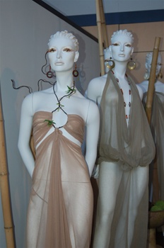 Female Realistic Mannequin with Sculpted Hair Finish