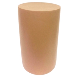 Cylindrical Pedestal Base for Sitting Mannequins - Tan