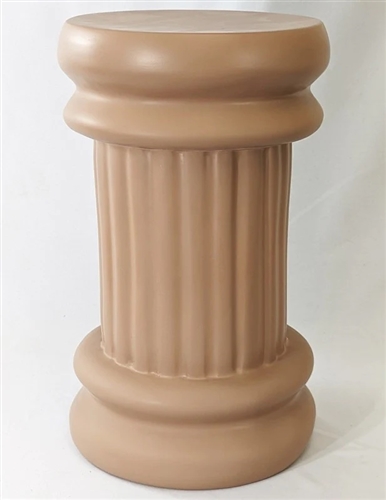 Pedestal Base for Sitting Mannequins - Tan