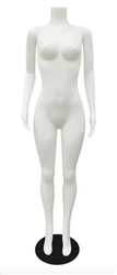 Busty Headless Brazilian Female Mannequin - Matte White