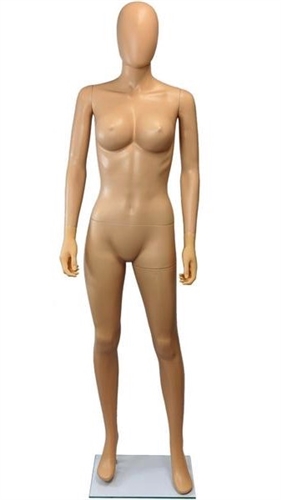 Female Fleshtone Mannequin in Strait Forward Pose