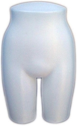 White Full Size Female Torso Butt Form