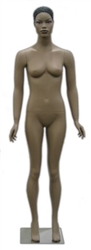 Realistic Facial Features African American Female Mannequin