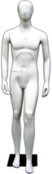 Abstract Egghead Male Mannequin in Matte White from www.zingdisplay.com